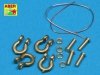 Aber R-18 Shackle for russian tanks KV-1, KV-2 and JS-2 - 4 pcs. (1:35)